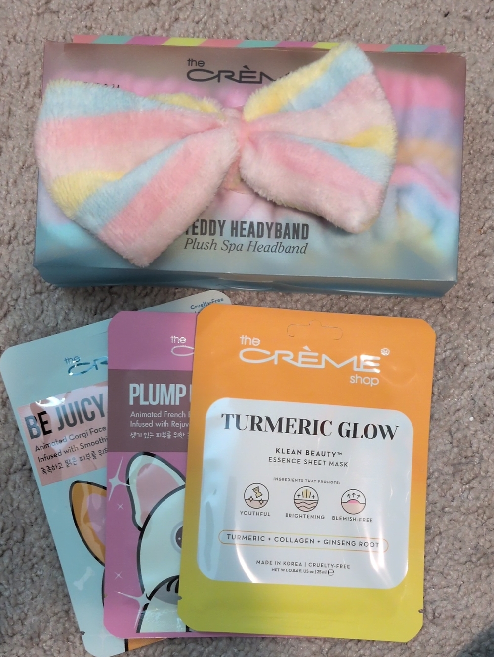 The Creme Shop Mask Sampler With Headband